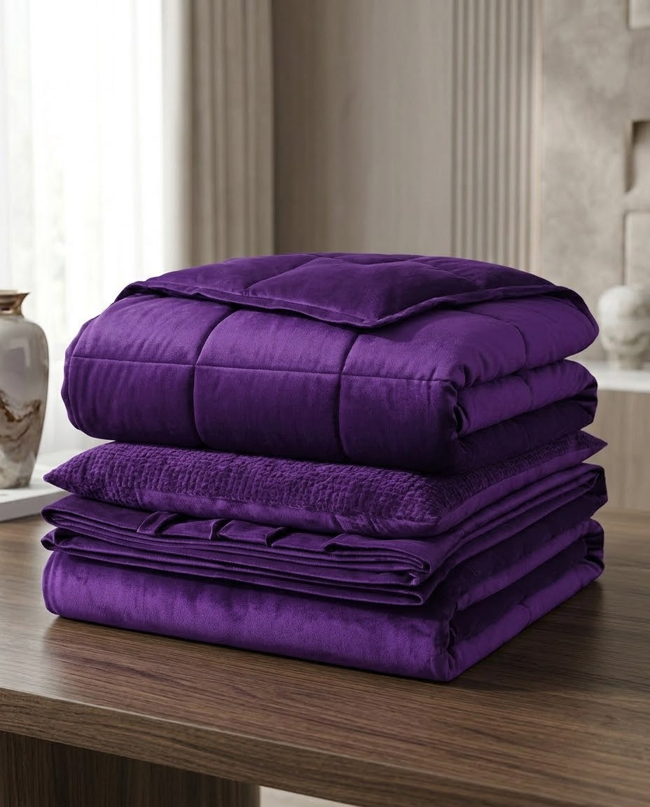 14 Piece Palashe Frilled Bedding Set