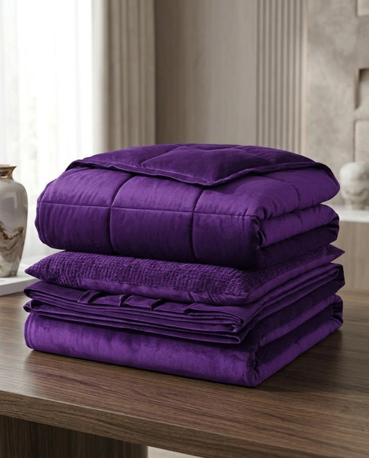 6 Piece Palashe Frilled Bedding Set