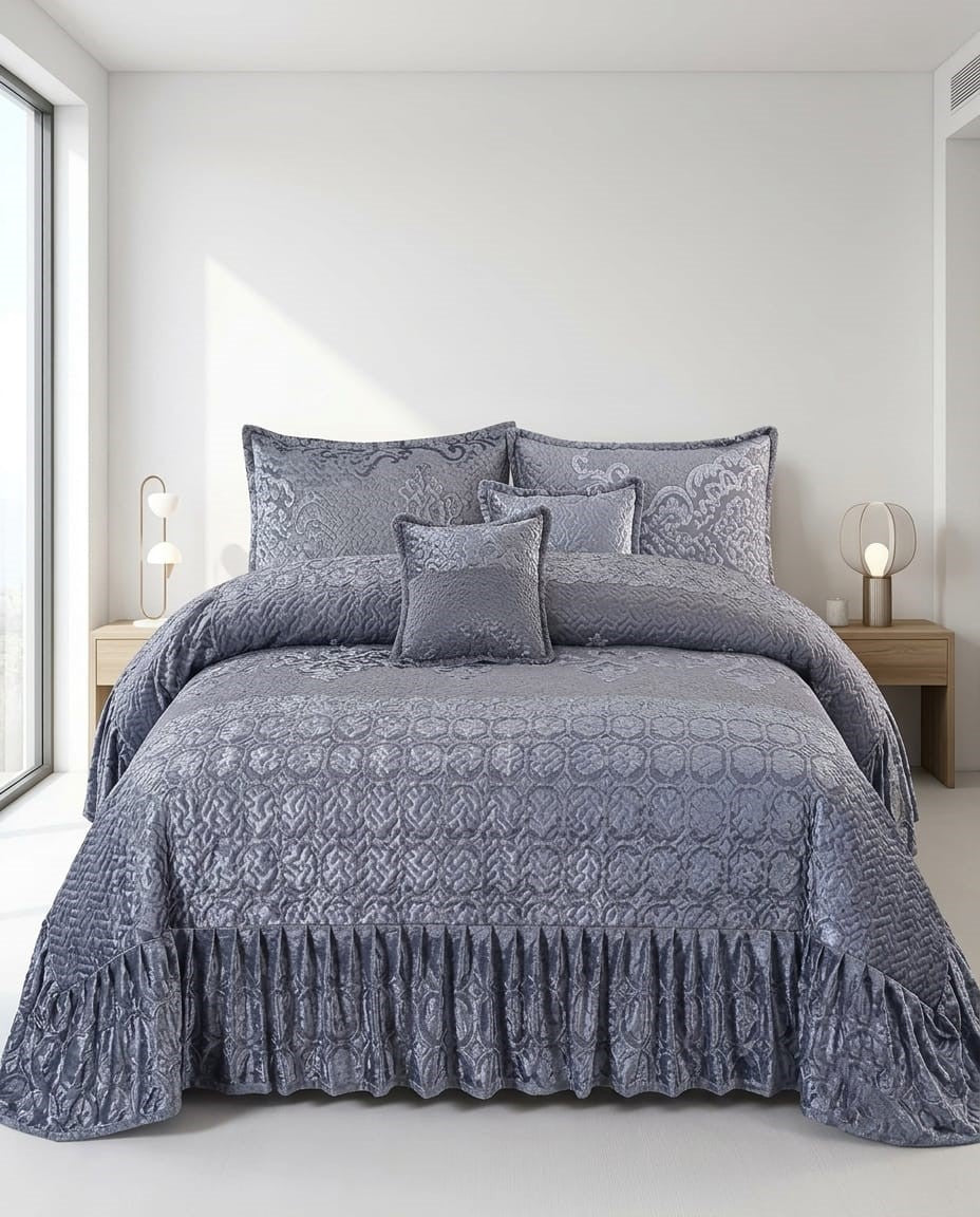 14 Piece Palashe Frilled Bedding Set
