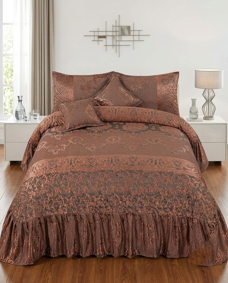 14 Piece Palashe Frilled Bedding Set