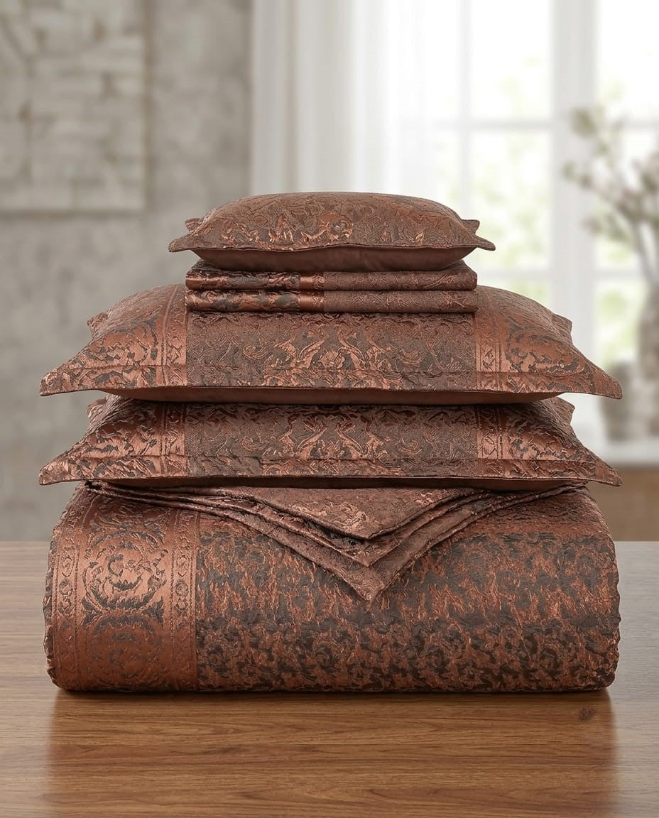 14 Piece Palashe Frilled Bedding Set