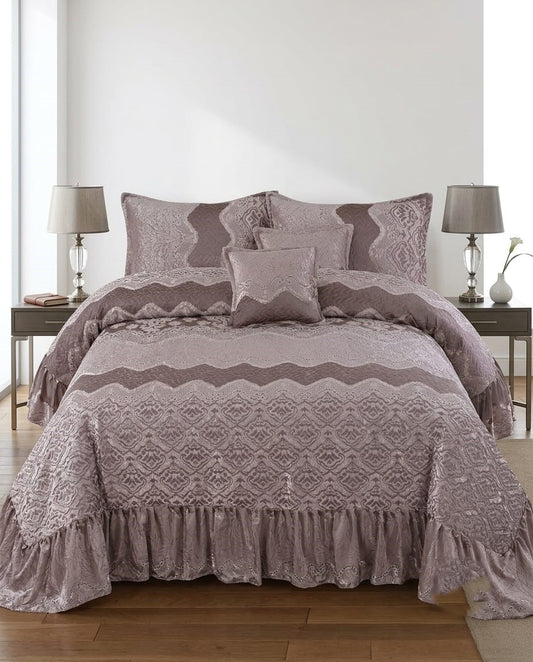 14 Piece Palashe Frilled Bedding Set