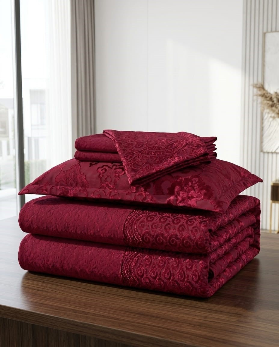 14 Piece Palashe Frilled Bedding Set