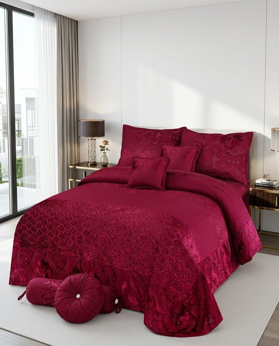 14 Piece Palashe Frilled Bedding Set