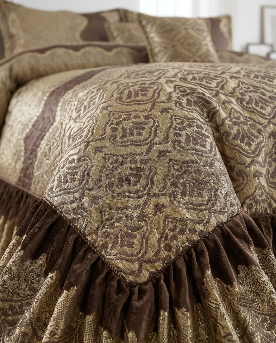 14 Piece Palashe Frilled Bedding Set