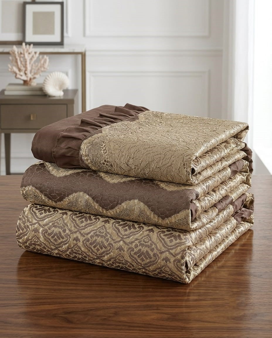 14 Piece Palashe Frilled Bedding Set