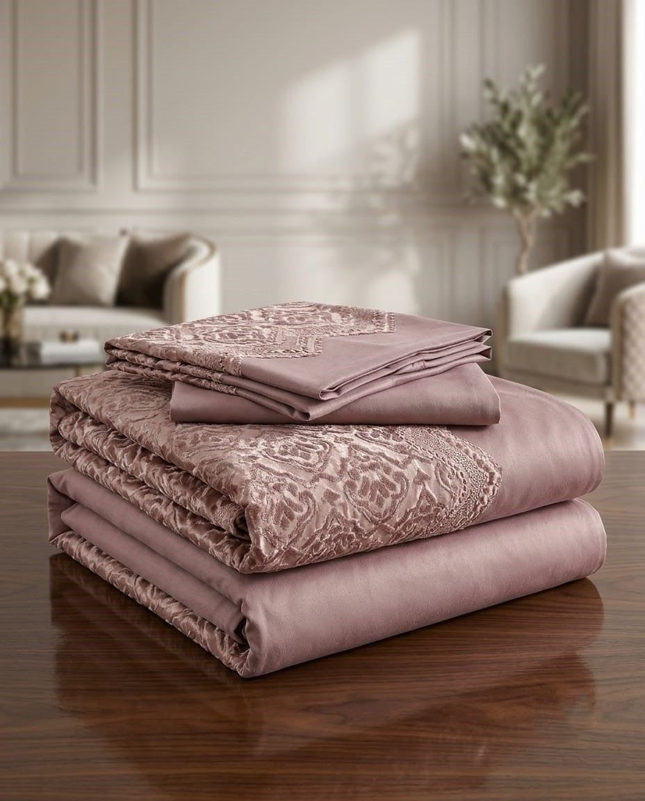 14 Piece Palashe Frilled Bedding Set