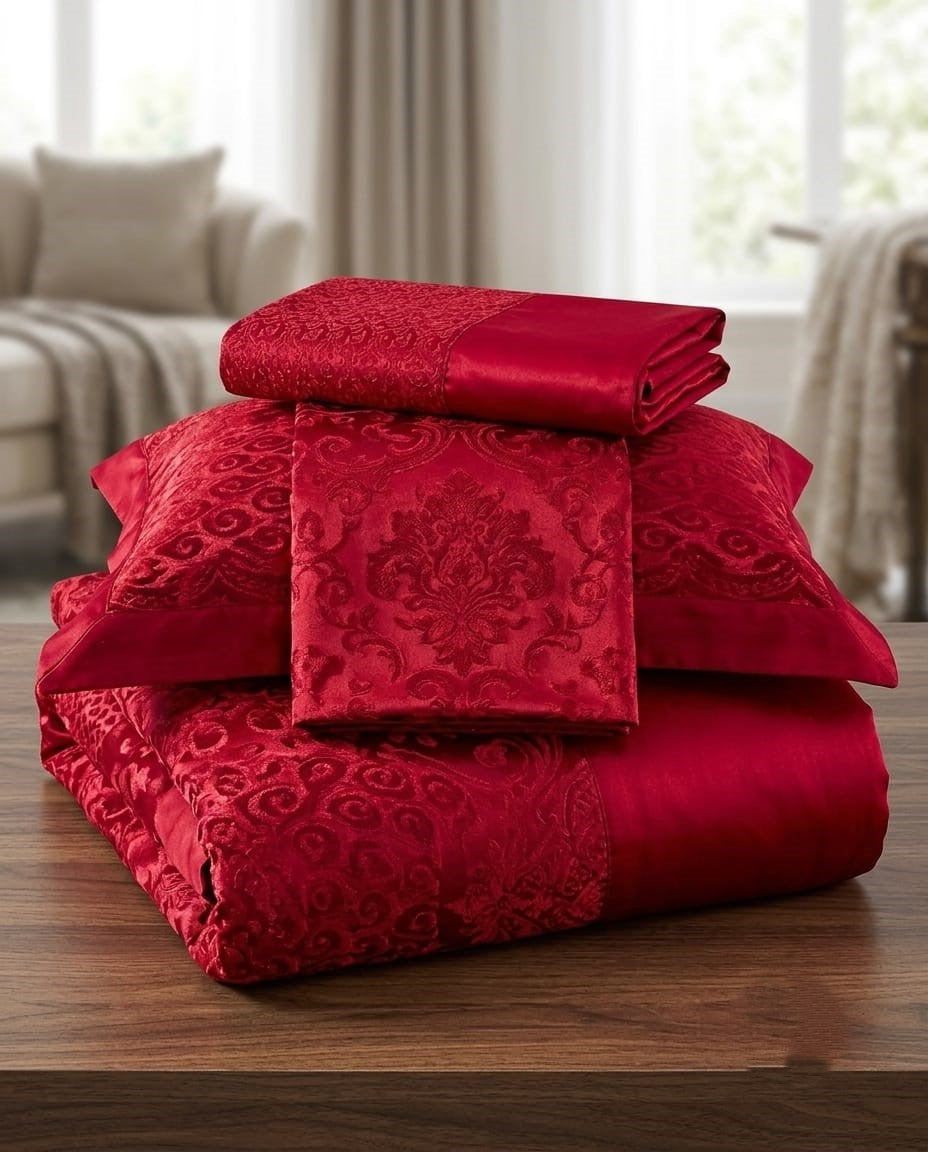 14 Piece Palashe Frilled Bedding Set