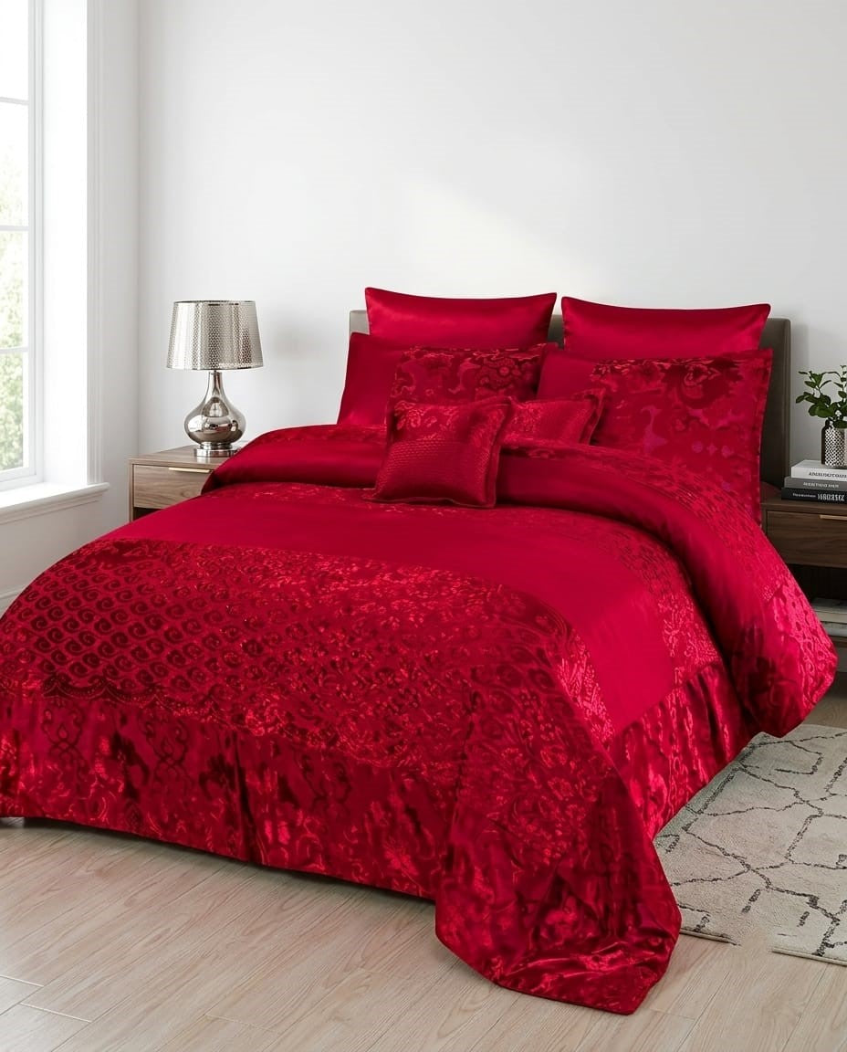 14 Piece Palashe Frilled Bedding Set