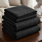 Emboss Velvet Quilted Frilled Luxury Bridal Bedsheet Set – 5 Piece