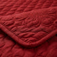 Emboss Velvet Quilted Frilled Luxury Bridal Bedsheet Set – 5 Piece
