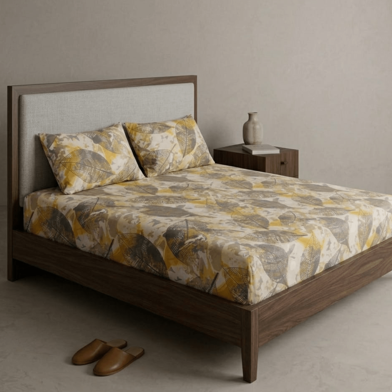 Autumn Leaves Luxe Microfiber Bedsheet Set - Zarle