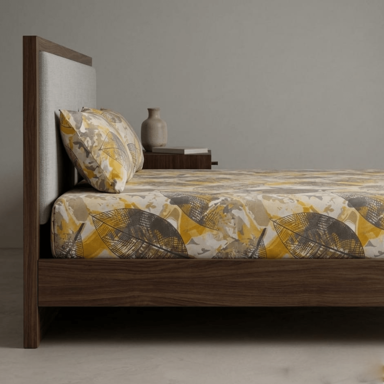 Autumn Leaves Luxe Microfiber Bedsheet Set - Zarle