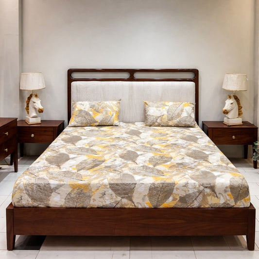 Autumn Leaves Luxe Microfiber Bedsheet Set - Zarle