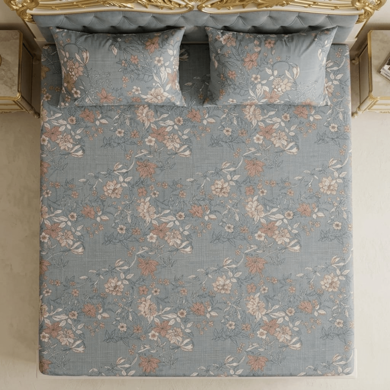 Bloom Whisper Microfiber Bedsheet Set - Zarle