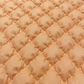 Bubble Quilted Bedspread Set – King Size (Luxury Peach) - Zarle