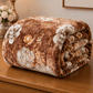 Cloudy AC Fleece Blanket Brown - Zarle
