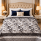 Cloudy AC Fleece Blanket Grey and Black - Zarle