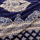 Cloudy AC Fleece Blanket Navy Blue - Zarle