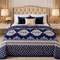 Cloudy AC Fleece Blanket Navy Blue - Zarle