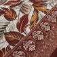 Crystal Cotton Lifetime Bedsheet Brown and Rust - Zarle