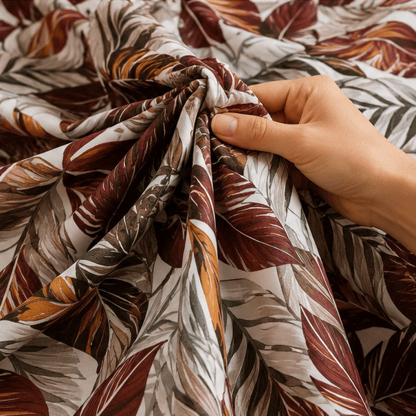 Crystal Cotton Lifetime Bedsheet Brown and Rust - Zarle