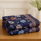 Crystal Cotton Lifetime Bedsheet Navy blue - Zarle