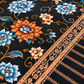 Crystal Cotton Lifetime Bedsheet Orange and Light Blue - Zarle