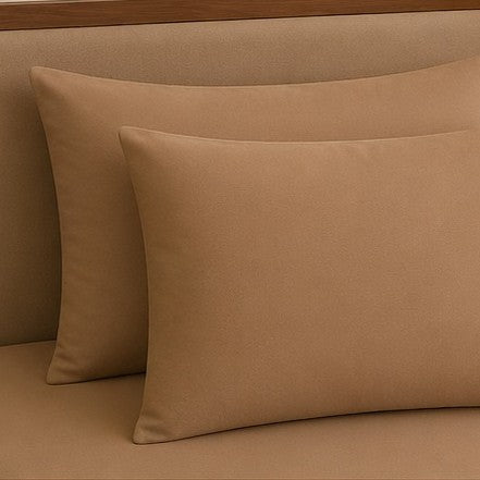 Elegant Camel Tan Bedspread Set - Zarle