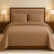 Elegant Camel Tan Bedspread Set - Zarle