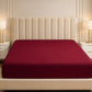 Elegant Maroon Bedspread Set - Zarle