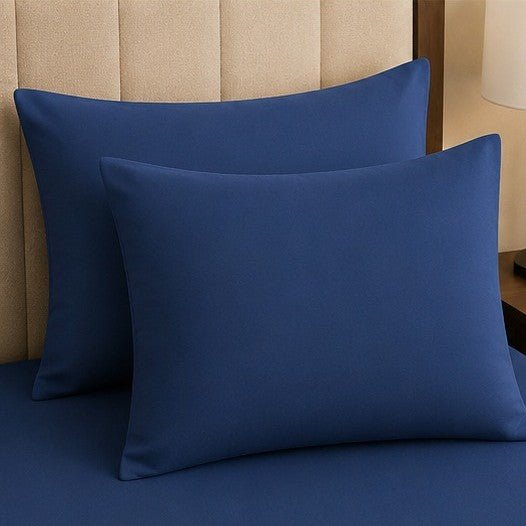 Elegant Navy Blue Bedspread Set - Zarle