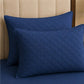 Elegant Navy Blue Bedspread Set - Zarle