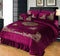 Luxury Emboss Velvet Bridal Bed Set – 9 Piece - Zarle