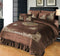 Luxury Emboss Velvet Bridal Bed Set – 9 Piece - Zarle