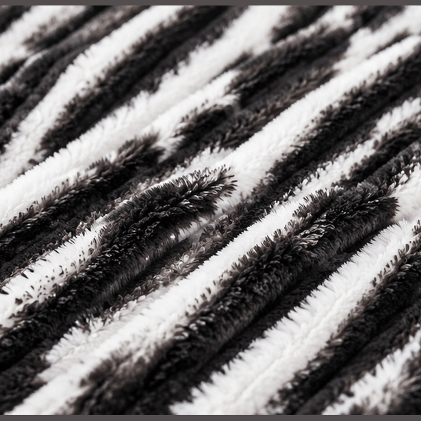 Luxury Plush Bed Blanket Black - Zarle