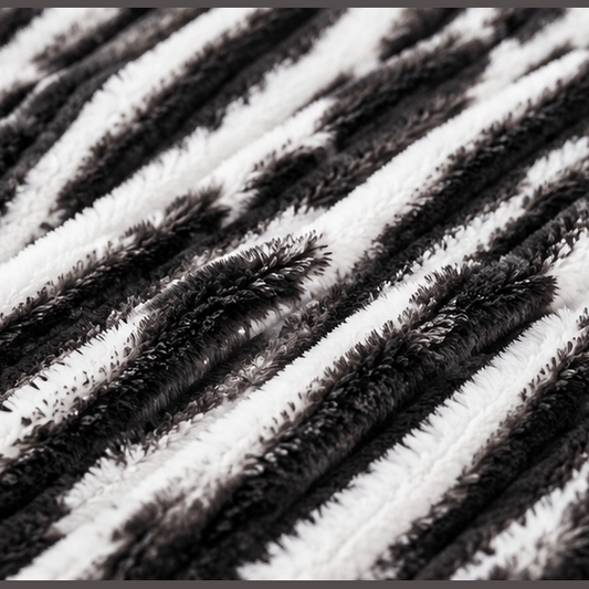 Luxury Plush Bed Blanket Black - Zarle
