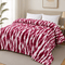 Luxury Plush Bed Blanket Dark Pink - Zarle