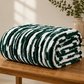 Luxury Plush Bed Blanket Forest Green - Zarle
