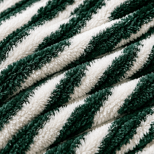 Luxury Plush Bed Blanket Forest Green - Zarle