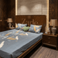 Midnight Feathers Premium Microfiber Bedsheet Set - Zarle