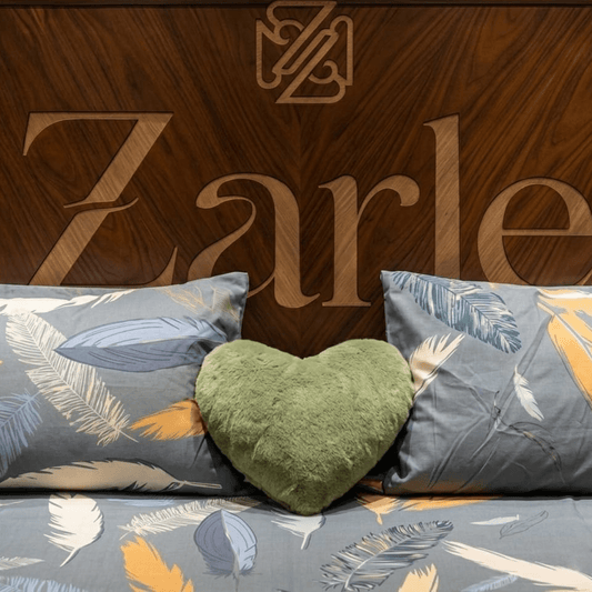 Midnight Feathers Premium Microfiber Bedsheet Set - Zarle