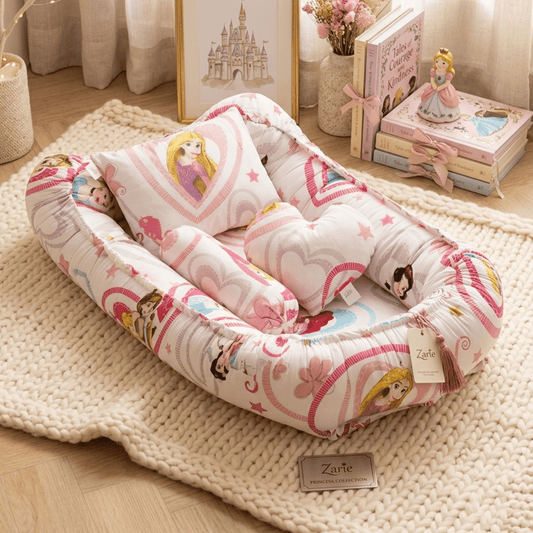 Newborn Baby Nest & Bedding Set – 6-Piece Complete Comfort Bundle - Zarle