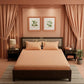 Pastel Collection: Premium Plain Dyed Bedsheet – 300 TC Cotton Sateen (King Size) - Zarle