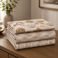 Printed Pure Cotton Bedsheet Beige - Zarle