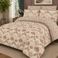 Printed Pure Cotton Bedsheet Beige - Zarle