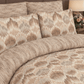 Printed Pure Cotton Bedsheet Beige - Zarle