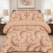 Printed Pure Cotton Bedsheet Dusty Rose - Zarle
