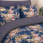 Printed Pure Cotton Bedsheet Royal Blue - Zarle