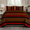 Printed Quilted Bedspread Black and Red - Zarle